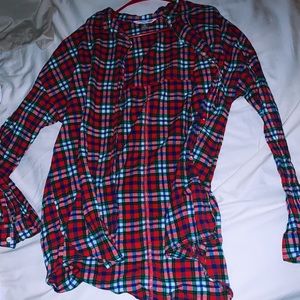 Plaid button up